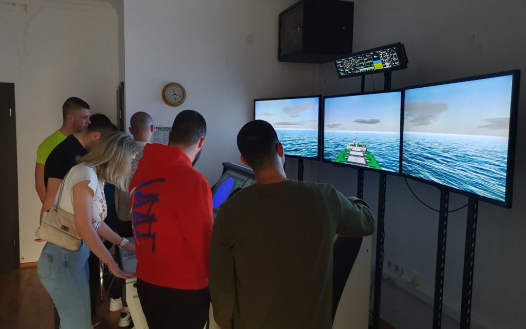 Praktična nastava na nautičkom simulatoru za studente Fakulteta za pomorstvo i turizam Bar 16.05.2024.