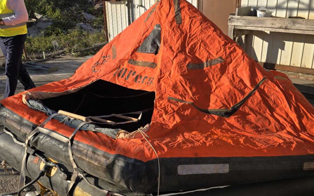 Vježba pravilnog korišćenja lifeboata